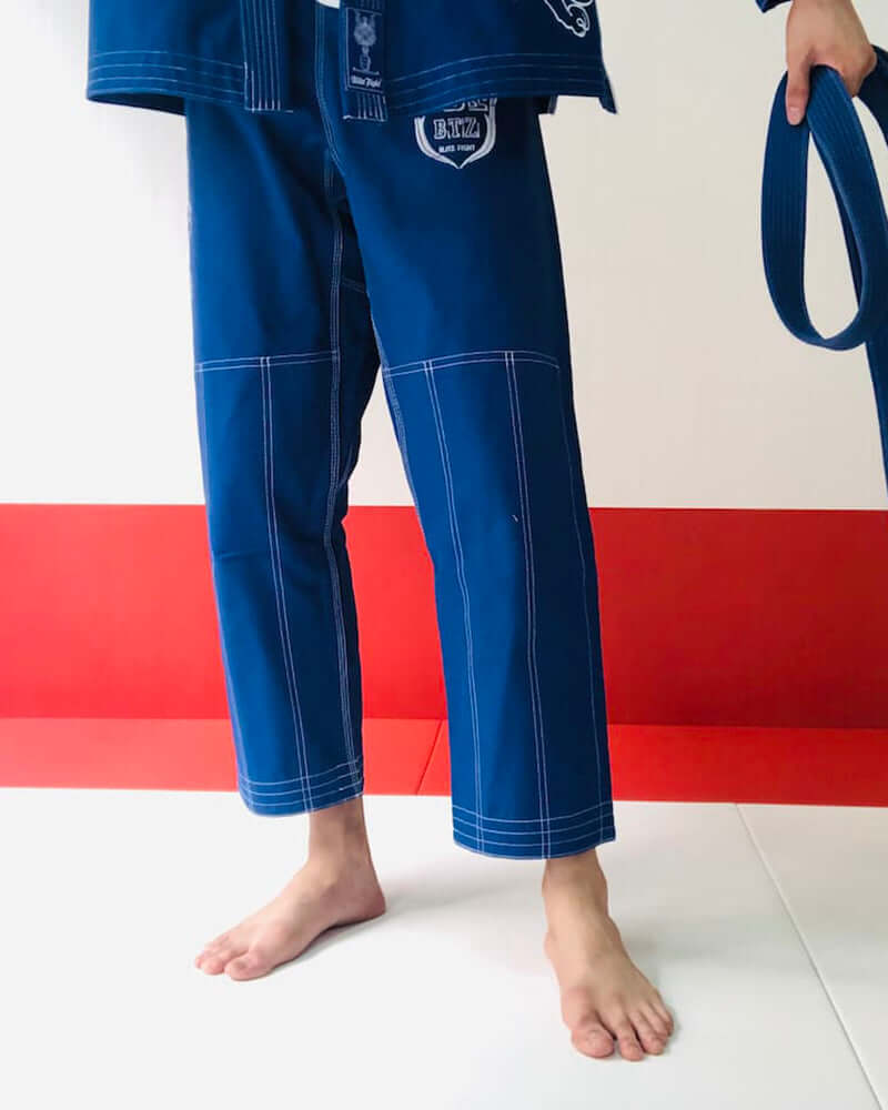 BLITZ Viking God BJJ Gi showcasing the pants design with Viking-style graphics and clean lines.