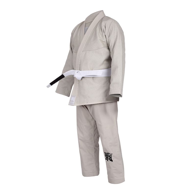 ZHAN Basic Men's BJJ Gi: Master Simplicity & Comfort in clean design for Brazilian Jiu-Jitsu training.