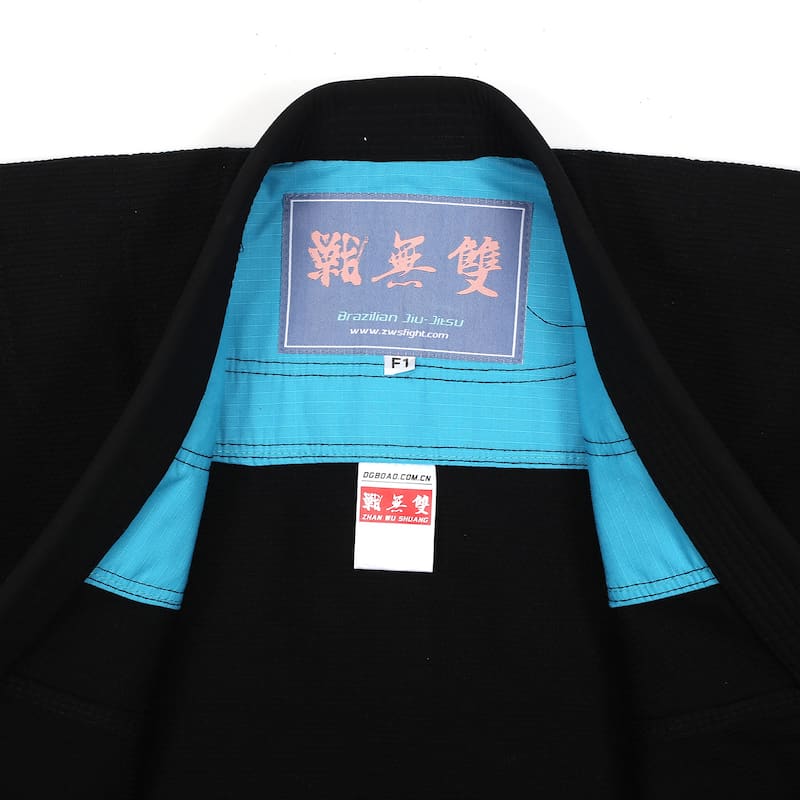 ZHAN Basic Women's BJJ Gi: Embrace Elegance & Performance interior label and design.