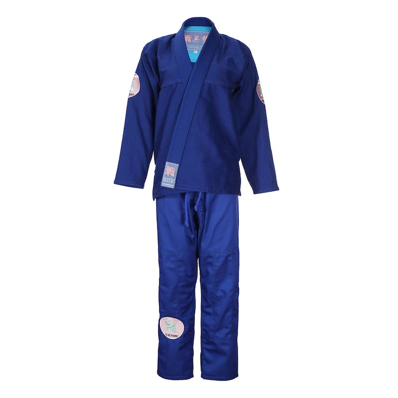 ZHAN Basic Women's BJJ Gi: Embrace Elegance & Performance in blue