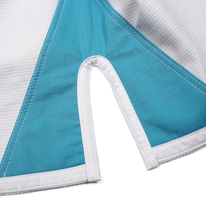 ZHAN Basic Women's BJJ Gi: Embrace Elegance & Performance close-up detail of fabric and construction.